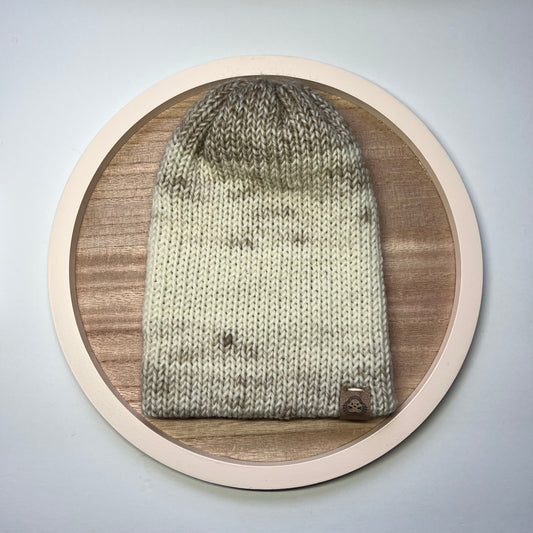 Children Beanie - Mocha/Ivory